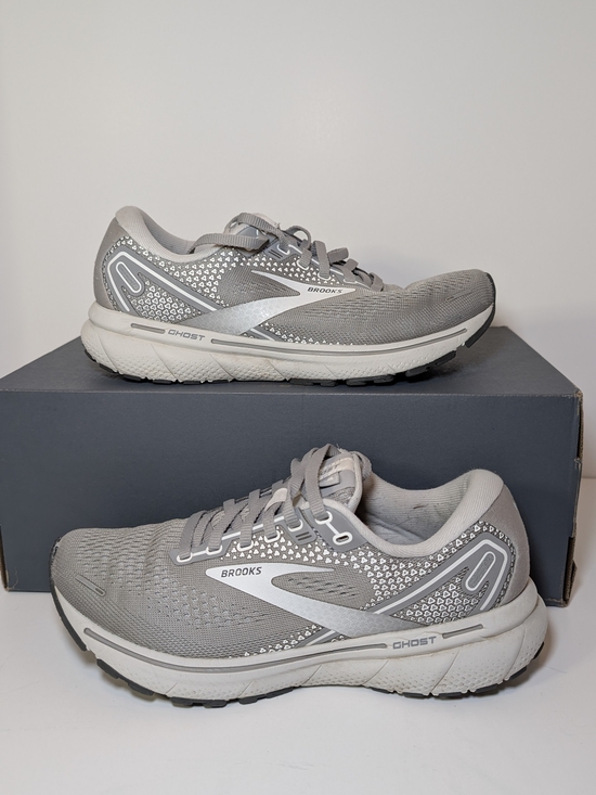 Brooks Shoes - Brooks Ghost 14 Women's Running Shoes - Size 7 - Gray/Silver